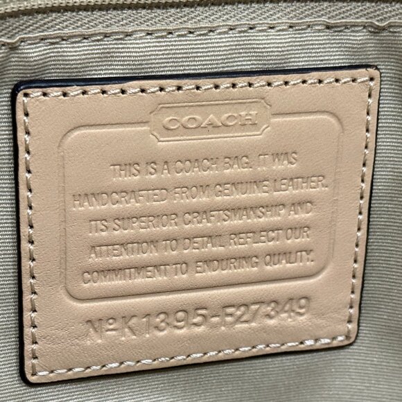 COACH Peyton Shoulder Tote Bag Saffiano Leather 27349 - Picture 12 of 14